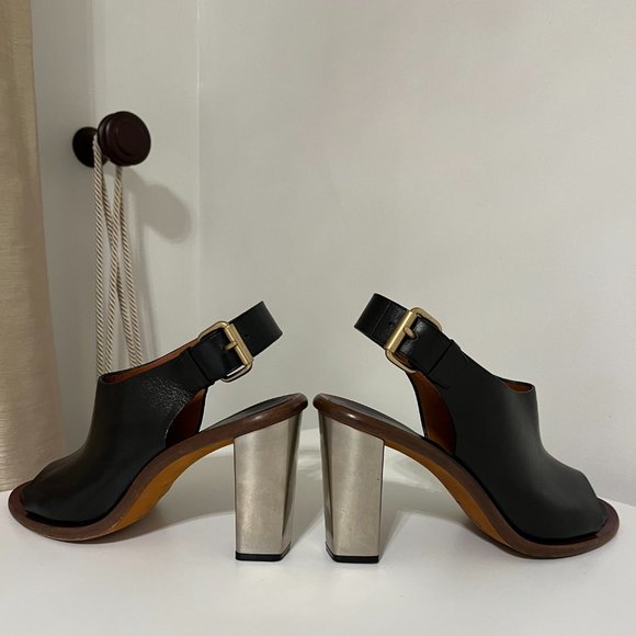 Céline Stainless Steel Heel Sandals, by Phoebe Philo - Picture 9 of 16